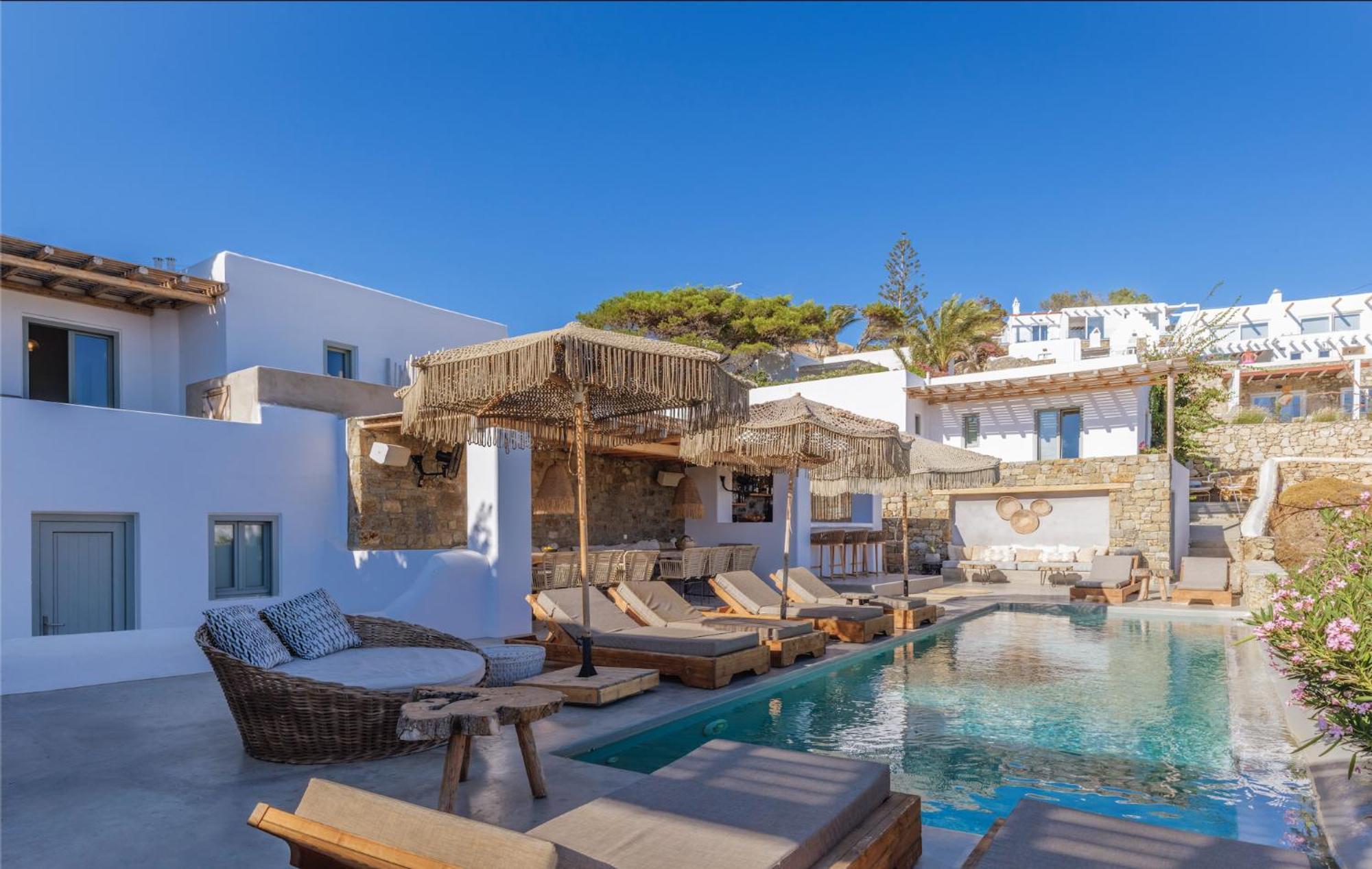 Trinity Mykonos - Beachfront Villa Platys Gialos  Exterior photo
