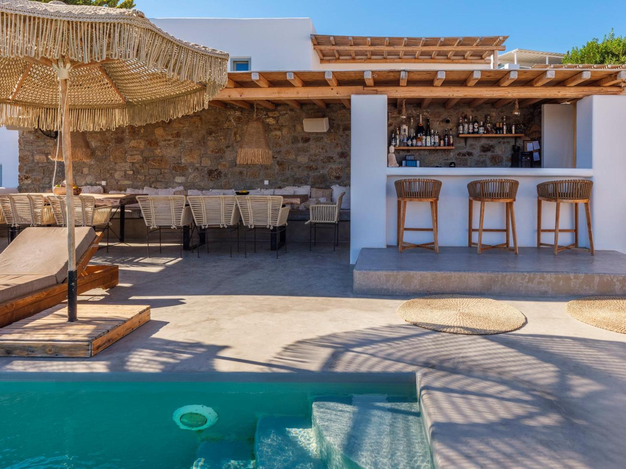Trinity Mykonos - Beachfront Villa Platys Gialos  Exterior photo
