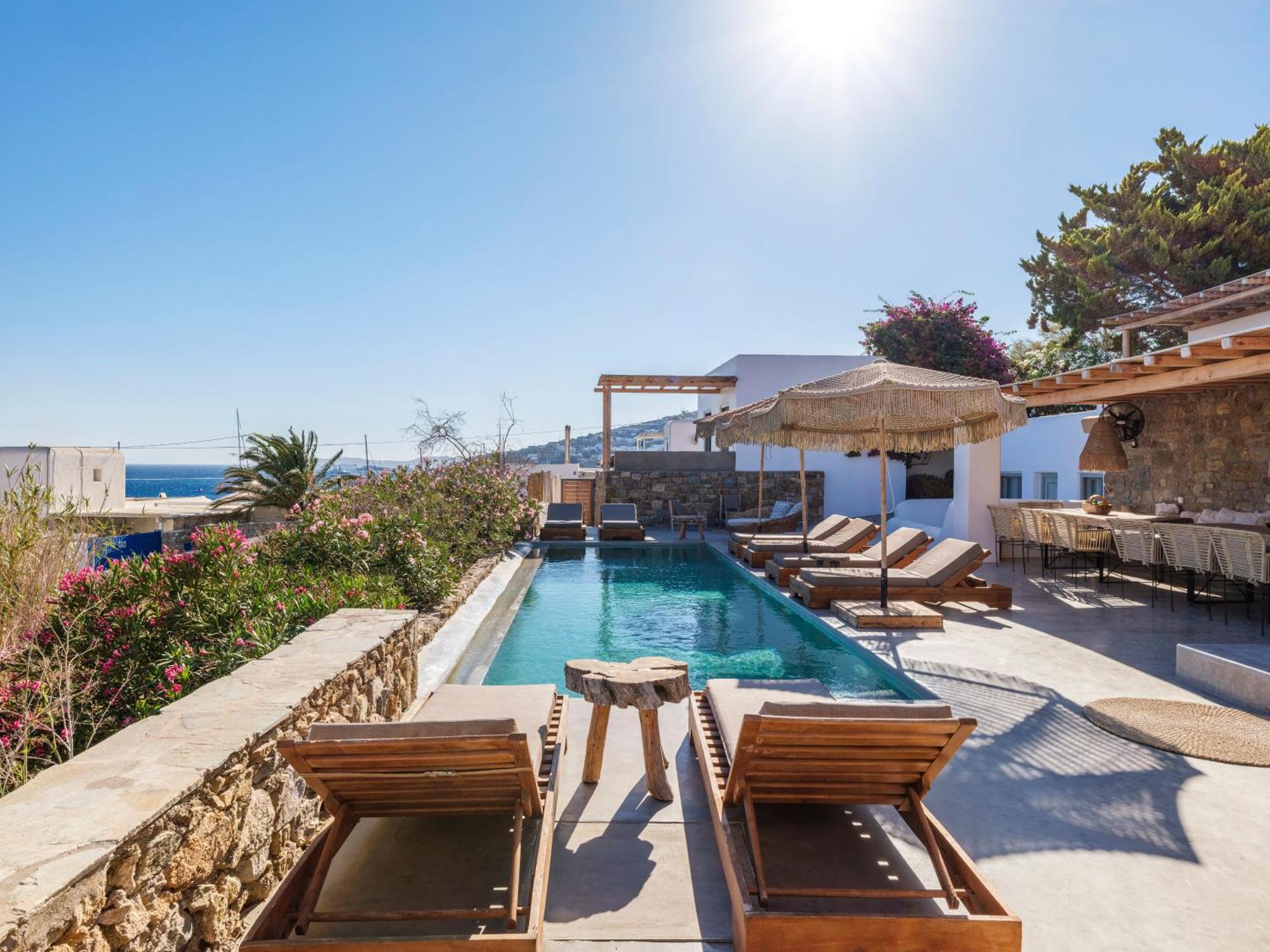 Trinity Mykonos - Beachfront Villa Platys Gialos  Exterior photo
