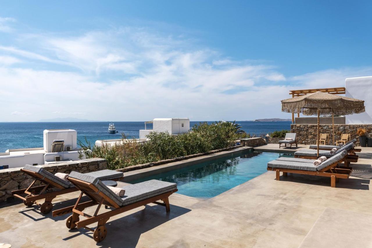 Trinity Mykonos - Beachfront Villa Platys Gialos  Exterior photo