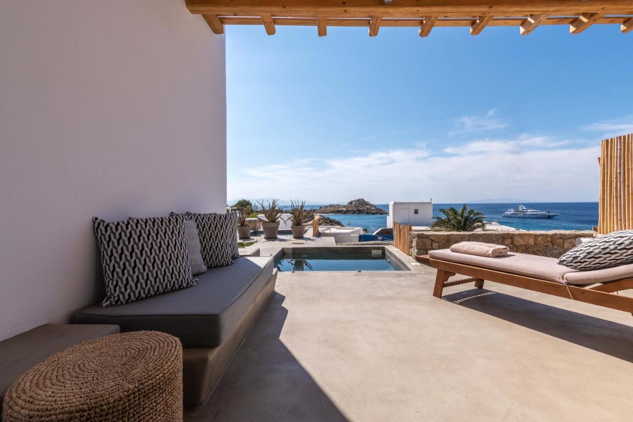 Trinity Mykonos - Beachfront Villa Platys Gialos  Exterior photo