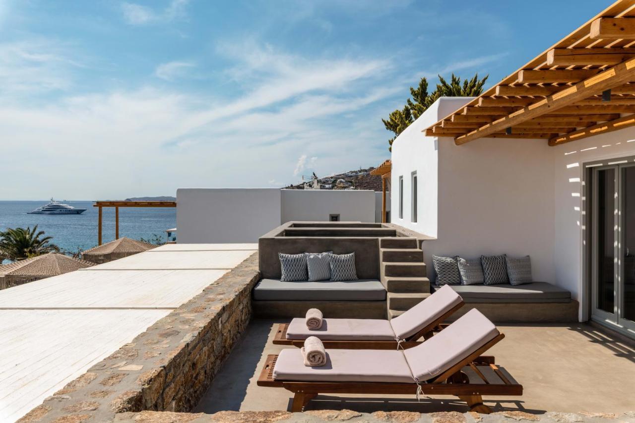 Trinity Mykonos - Beachfront Villa Platys Gialos  Exterior photo