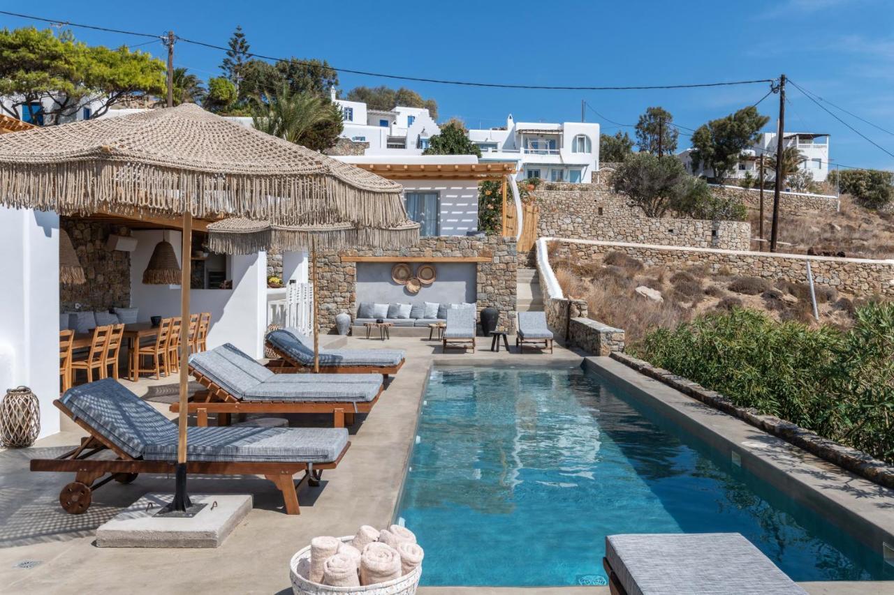 Trinity Mykonos - Beachfront Villa Platys Gialos  Exterior photo
